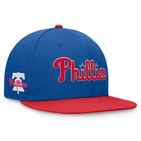 Men's Fanatics Royal Philadelphia Phillies Fundamental Two-Tone Fitted Hat