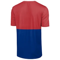 Men's FOCO Red/Royal Philadelphia Phillies Big Logo Mascot T-Shirt