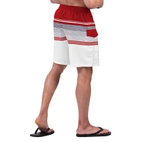Men's G-III Sports by Carl Banks Red/White Philadelphia Phillies Jump Shot Volley Board Shorts