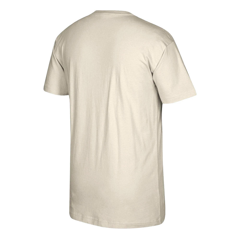 Men's Mitchell & Ness Cream Philadelphia Phillies Arched Logo Slub T-Shirt