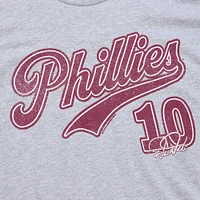 Men's Mitchell & Ness Darren Daulton Heather Gray Philadelphia Phillies Cooperstown Collection Player T-Shirt