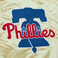 Men's Mitchell & Ness Gold Philadelphia Phillies OG 2.0 Lightweight Satin Full-Zip Jacket