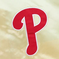 Men's Mitchell & Ness Gold Philadelphia Phillies OG 2.0 Lightweight Satin Full-Zip Jacket