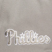 Men's Mitchell & Ness Gray Philadelphia Phillies Snapback Hat