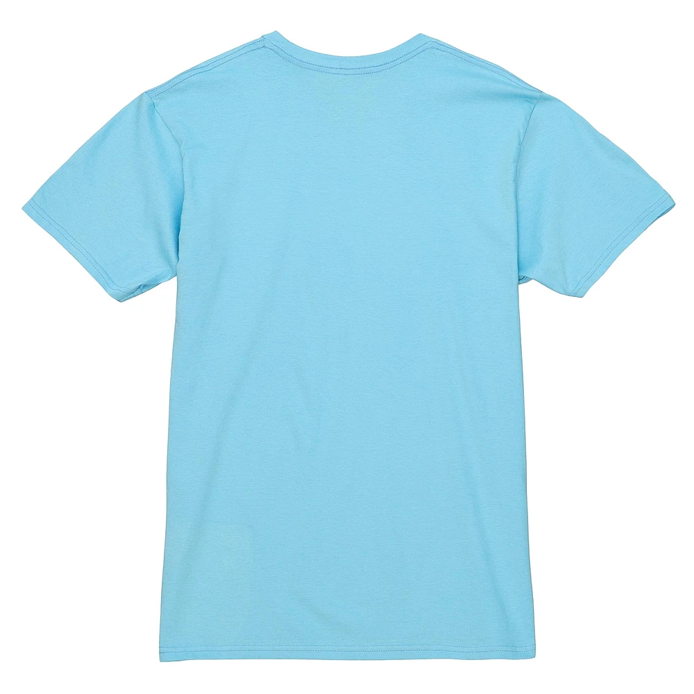 Men's Mitchell & Ness Light Blue Philadelphia Phillies Cooperstown Collection Team Logo T-Shirt