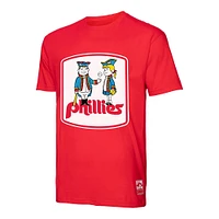 Men's Mitchell & Ness Red Philadelphia Phillies Basic Logo T-Shirt