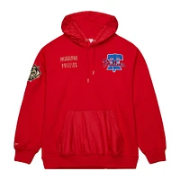Men's Mitchell & Ness Red Philadelphia Phillies Team OG 2.0 Current Logo Pullover Hoodie