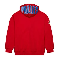 Men's Mitchell & Ness Red Philadelphia Phillies Team OG 2.0 Current Logo Pullover Hoodie
