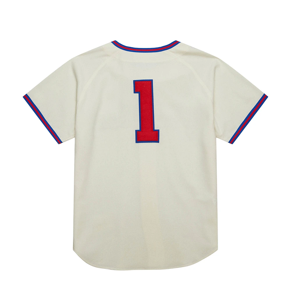 Maillot authentique Mitchell & Ness Richie Ashburn crème Philadelphia Phillies Cooperstown Collection 1948 pour hommes