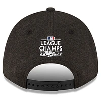 Men's New Era Black Philadelphia Phillies 2022 National League Champions - Locker Room 9FORTY Snapback Adjustable Hat