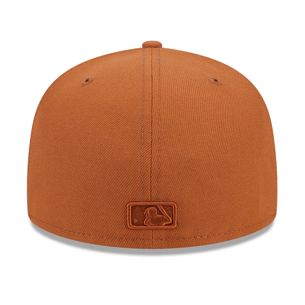 Men's New Era Brown Philadelphia Phillies Spring Color 59FIFTY Fitted Hat