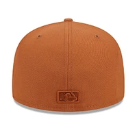 Men's New Era Brown Philadelphia Phillies Spring Color 59FIFTY Fitted Hat
