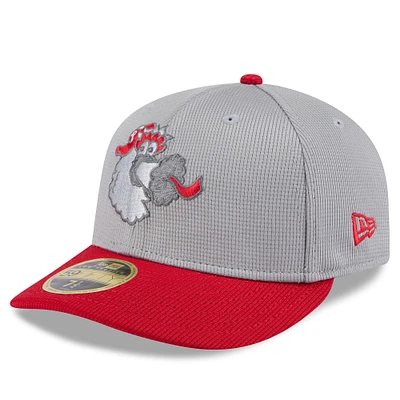 V107988 Phils Mlb Nwe 2025 Entraînement au bâton gris Lp 59fifty HATMENLOP 60640266 #13