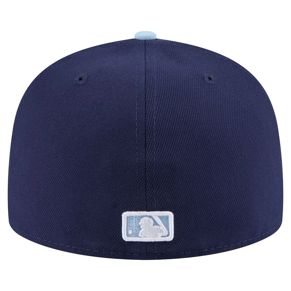 Casquette ajustée 59FIFTY bicolore bleu marine/bleu clair New Era pour homme