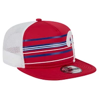 Men's New Era  Red Philadelphia Phillies 9FIFTY A-Frame Trucker Snapback Hat