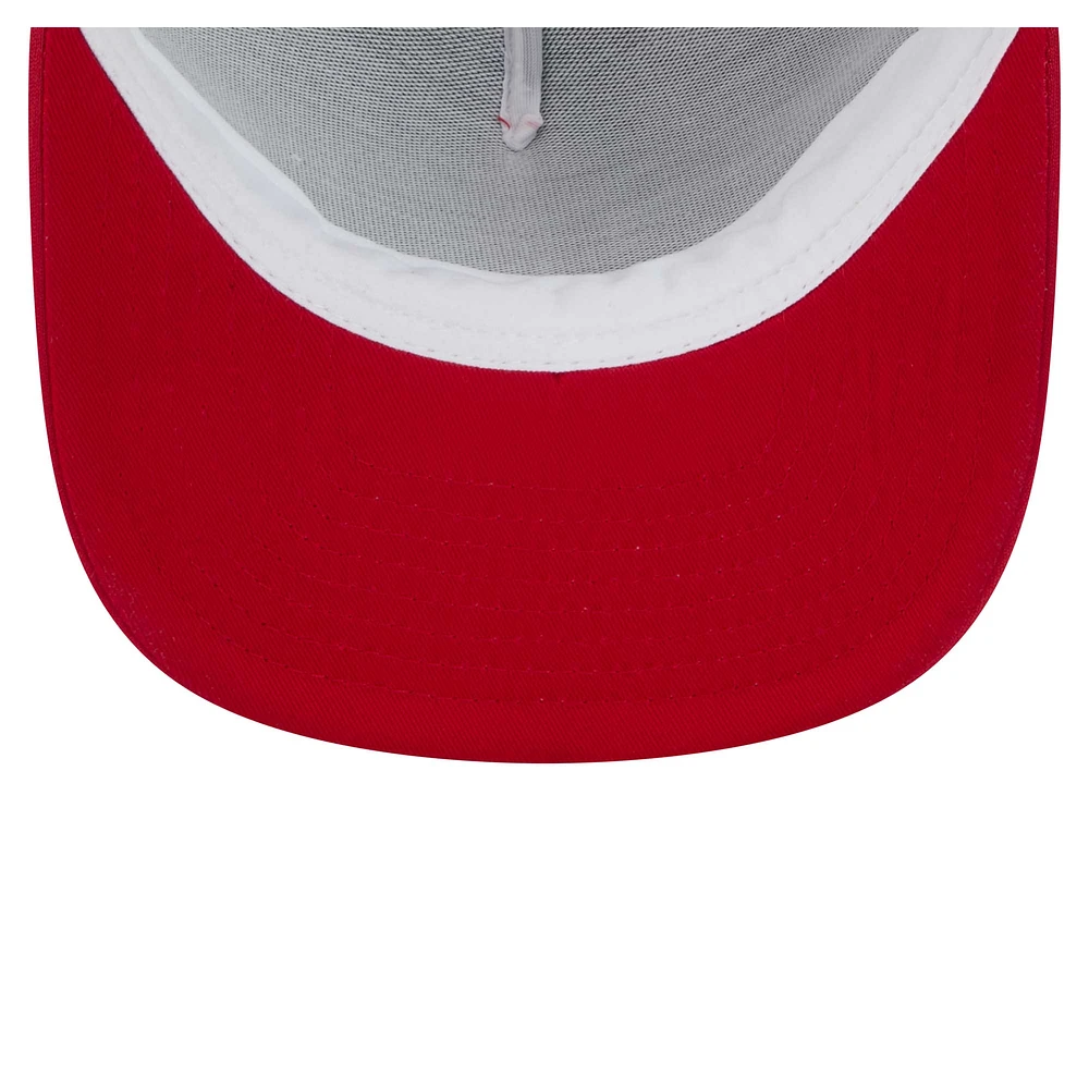 Men's New Era  Red Philadelphia Phillies 9FIFTY A-Frame Trucker Snapback Hat