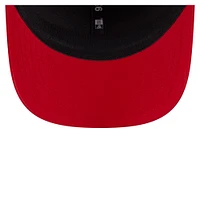 Men's New Era Red Philadelphia Phillies Circle Patch 9SEVENTY Stretch-Snap Hat