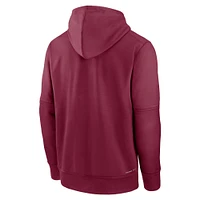 Sweat à capuche Nike Bordeaux Philadelphia Phillies Authentic Collection Practice Performance pour homme