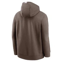 Sweat à capuche Nike pour hommes, marron clair, Philadelphia Phillies Statement