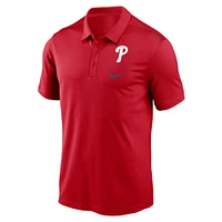 Polo de franchise Nike pour hommes des Phillies Philadelphie rouge