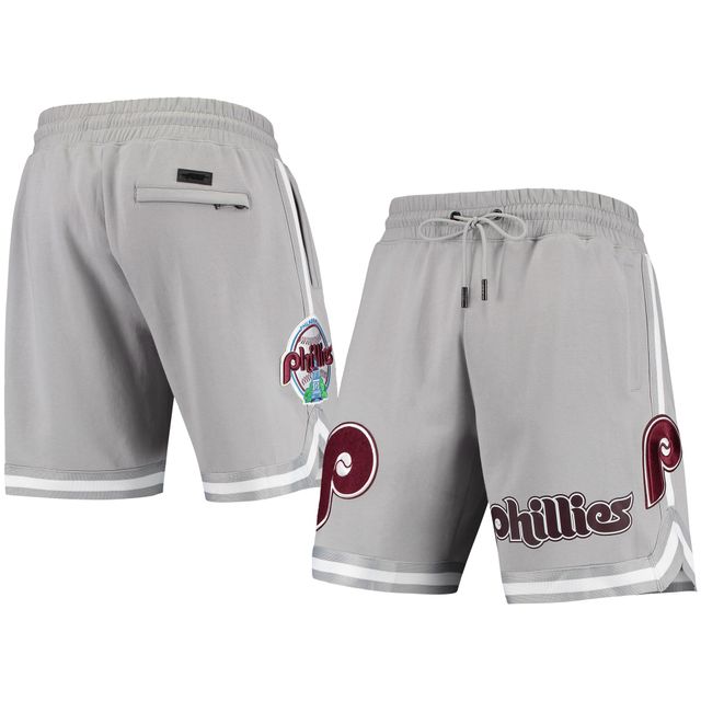 Short d'équipe des Phillies de Philadelphie Pro Standard gris pour homme