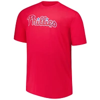 Men's Profile Bryce Harper Red Philadelphia Phillies Big & Tall Name Number T-Shirt