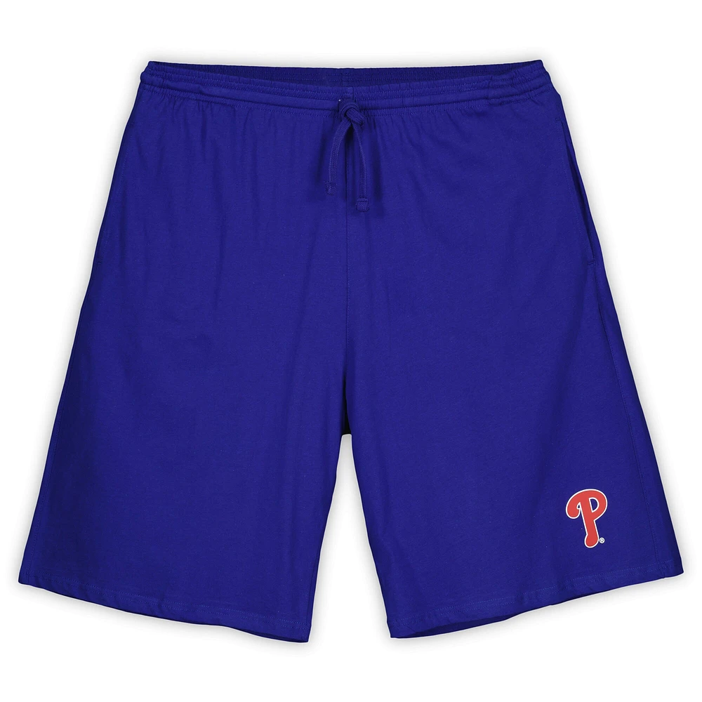 Men's Profile Philadelphia Phillies Big & Tall T-Shirt Shorts Combo Set
