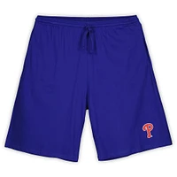 Men's Profile Philadelphia Phillies Big & Tall T-Shirt Shorts Combo Set