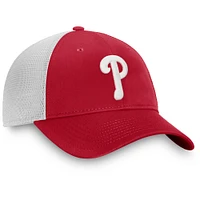 Men's Red/ Philadelphia Phillies Team Core Unstructured Trucker Adjustable Hat