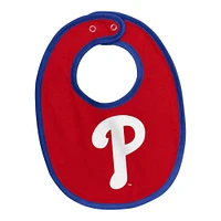 Newborn & Infant Philadelphia Phillies Tied Up Bodysuit, Bib Bootie Set