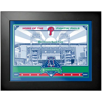 Philadelphia Phillies - 12'' x 16'' Park Wins Collection Framed Photo