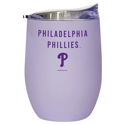 Phillies de Philadelphie 16oz. Gobelet incurvé doux au toucher lavande