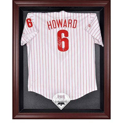 Philadelphia Phillies Mahogany Framed Logo Jersey Display Case