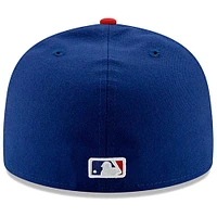 Philadelphia Phillies New Era Authentic Collection On Field 59FIFTY - Fitted Structured Hat Royal/Red