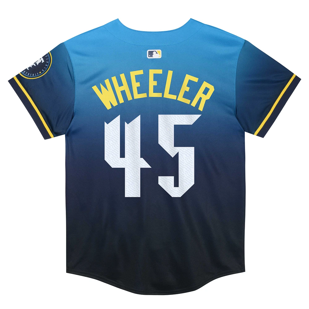 Preschool Nike Zack Wheeler Blue Philadelphia Phillies 2024 City Connect Limited Player Jersey