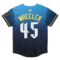 Preschool Nike Zack Wheeler Blue Philadelphia Phillies 2024 City Connect Limited Player Jersey