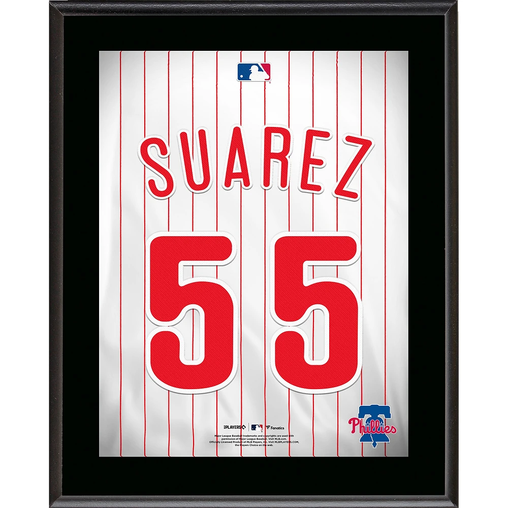Ranger Suarez Philadelphia Phillies 10.5" x 13" Jersey Number Sublimated Player Plaque