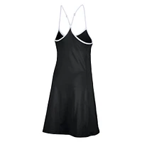 Robe noire Lusso Philadelphia Phillies Nakita à bretelles et encolure dégagée pour femme