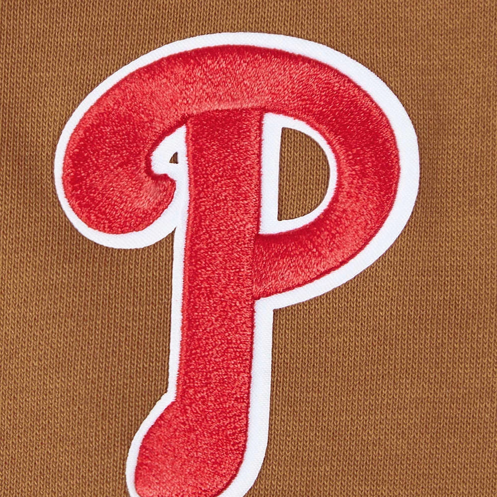 Sweat-shirt court à enfiler Paint The City pour femme Pro Standard Brown des Philadelphia Phillies