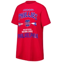 Women's Pro Standard Red Philadelphia Phillies Oversized City Tour T-Shirt Dress