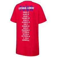 Women's Pro Standard Red Philadelphia Phillies Oversized City Tour T-Shirt Dress