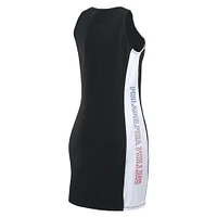 Robe WEAR by Erin Andrews noire sans manches à blocs de couleurs des Phillies Philadelphie pour femmes