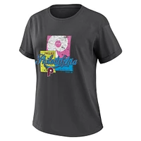 Women's WEAR by Erin Andrews Charcoal Philadelphia Phillies Domestic Box Color Boyfriend T-Shirt