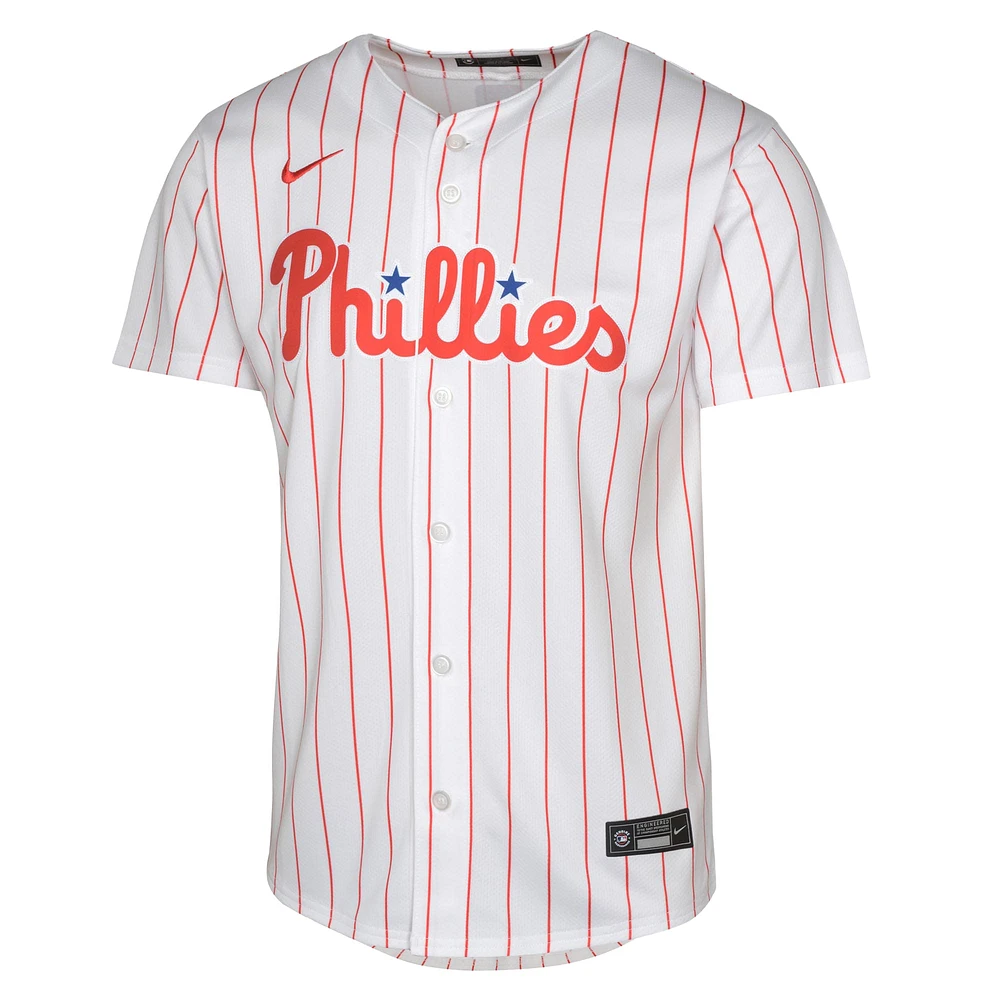 Youth Nike White Philadelphia Phillies Home Game Jersey