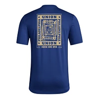 Men's adidas Navy Philadelphia Union AEROREADY Local Wrap T-Shirt