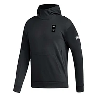 Men's adidas Black Philadelphia Union 2023 Player Travel Pullover Hoodie