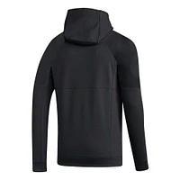 Men's adidas Black Philadelphia Union 2023 Player Travel Pullover Hoodie