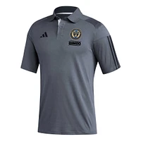 Men's adidas Gray Philadelphia Union 2023 On-Field Training Polo