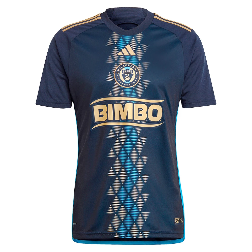 Men's adidas  Navy Philadelphia Union 2024 The XV Kit Replica Jersey