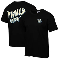 Men's  Black Philadelphia Union Team Script Relaxed T-Shirt